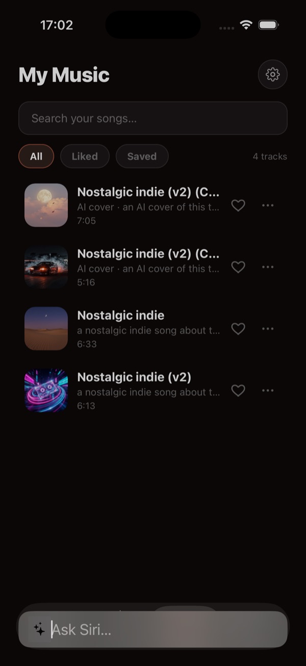 My Music — your personal library